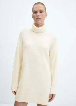 Robe Maille Col Roulé -Promos Mango Boutique 57087737 05