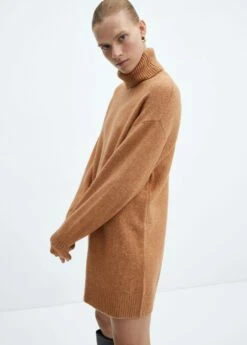 Robe Maille Col Roulé -Promos Mango Boutique 57087737 09 D6