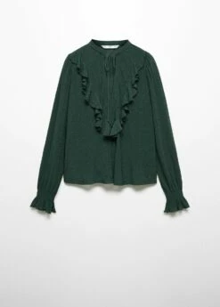 Blouse Fluide Volantée 33 Blouse Fluide Volantée -Promos Mango Boutique 57087745 43 B