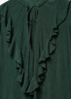 Blouse Fluide Volantée 32 Blouse Fluide Volantée -Promos Mango Boutique 57087745 43 D8