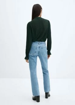 Blouse Fluide Volantée 29 Blouse Fluide Volantée -Promos Mango Boutique 57087745 43 R