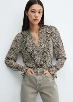 Blouse Fluide Volantée