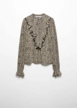 Blouse Fluide Volantée 26 Blouse Fluide Volantée -Promos Mango Boutique 57087745 99 B