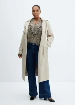 Blouse Fluide Volantée 22 Blouse Fluide Volantée -Promos Mango Boutique 57087745 99 D3