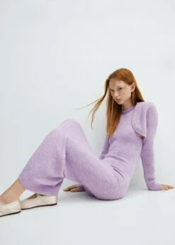 Cardigan Crop Maille -Promos Mango Boutique 57087753 68 D2