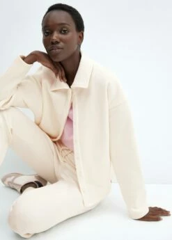 Sweat-shirt Solidaire Boutons -Promos Mango Boutique 57087756 05 D2