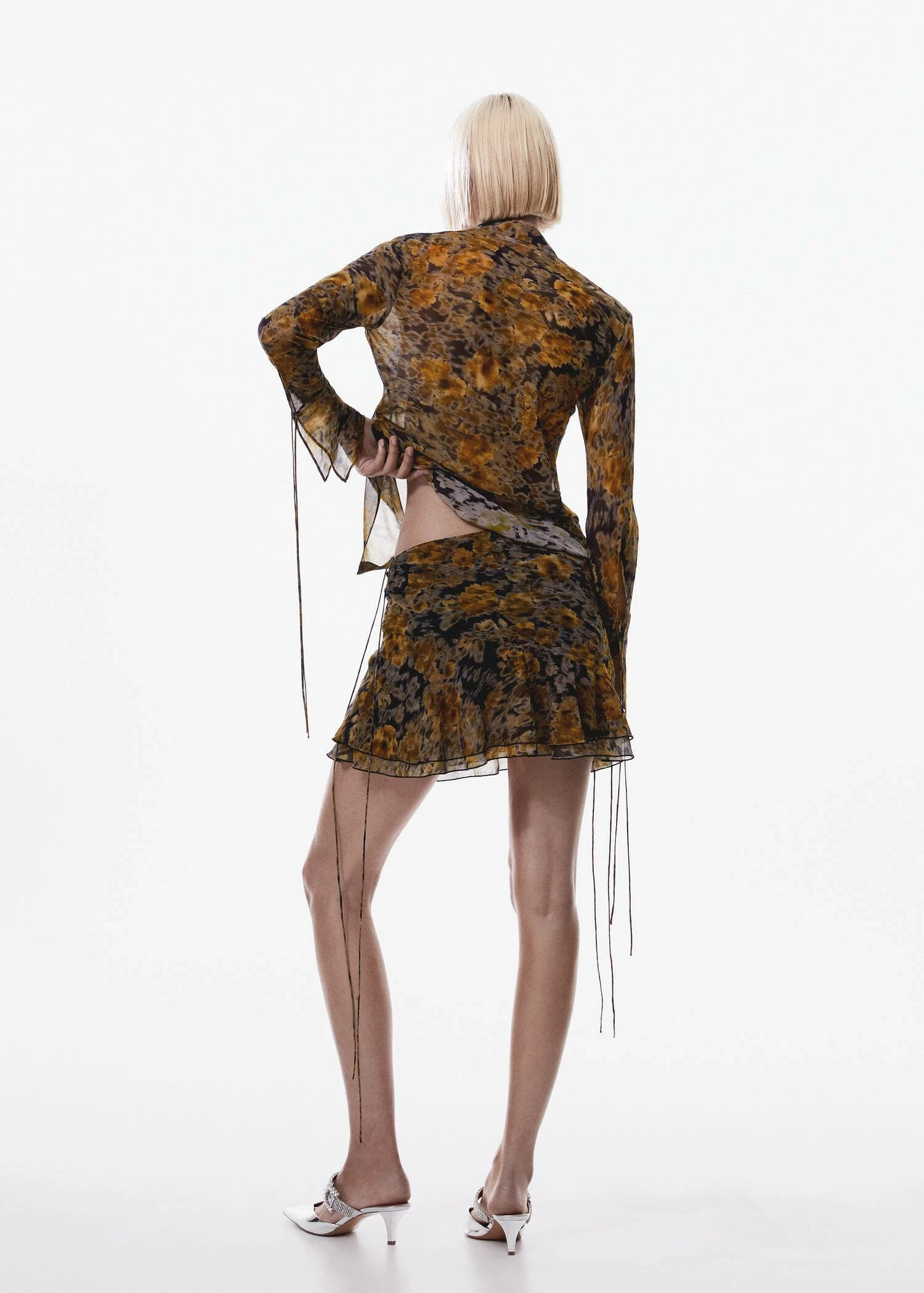 Jupe Imprimée Semi-transparente 5 Jupe Imprimée Semi-transparente – Image 3