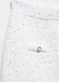 Jupe Tweed Boutons -Promos Mango Boutique 57089086 05 D8