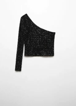 Top Asymétrique Sequins 22 Top Asymétrique Sequins -Promos Mango Boutique 57089107 99 B
