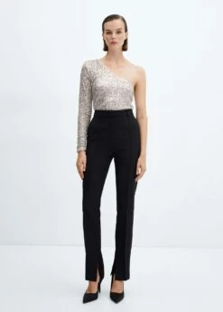 Top Asymétrique Sequins 24 Top Asymétrique Sequins -Promos Mango Boutique 57089107 PL 99999999 01