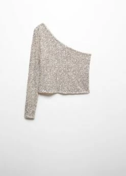 Top Asymétrique Sequins 29 Top Asymétrique Sequins -Promos Mango Boutique 57089107 PL B