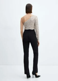 Top Asymétrique Sequins 25 Top Asymétrique Sequins -Promos Mango Boutique 57089107 PL R