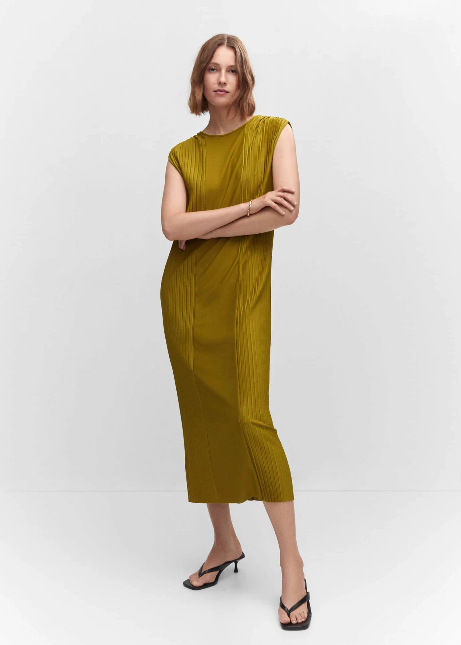 Robe Détails Plissés 4 Robe Détails Plissés – Image 2