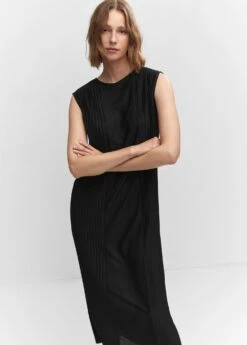 Robe Détails Plissés 25 Robe Détails Plissés -Promos Mango Boutique 57090762 99