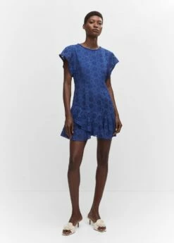 Robe Détails Ajourés Broderies -Promos Mango Boutique 57092002 52 99999999 01