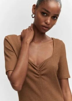 Combinaison Froncée -Promos Mango Boutique 57092504 30 D1