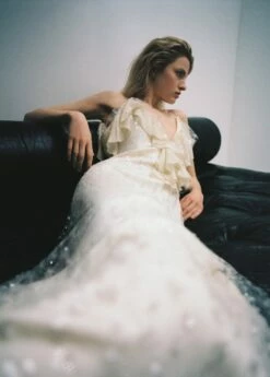 Robe Gaze Volants -Promos Mango Boutique 57093272 05 D6