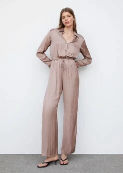 Combi-pantalon Chemisier Satinée -Promos Mango Boutique 57093800 34 99999999 01