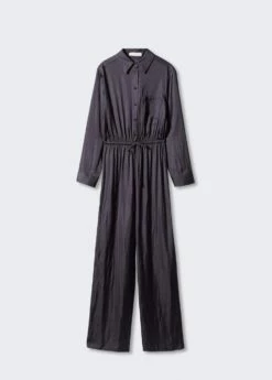 Combi-pantalon Chemisier Satinée -Promos Mango Boutique 57093800 95 B