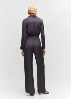 Combi-pantalon Chemisier Satinée -Promos Mango Boutique 57093800 95 R