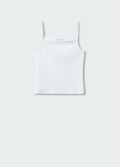 Débardeur Col Droit -Promos Mango Boutique 57093808 01 B