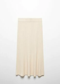 Jupe Midi Maille -Promos Mango Boutique 57093810 08 B