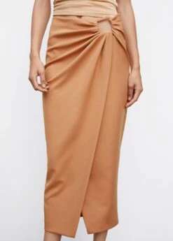 Jupe Croisée Détails Froncés 13 Jupe Croisée Détails Froncés -Promos Mango Boutique 57093816 80 D6