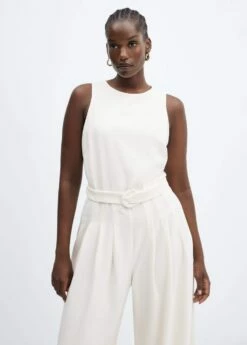 Combinaison Avec Ceinture -Promos Mango Boutique 57093817 01 D5