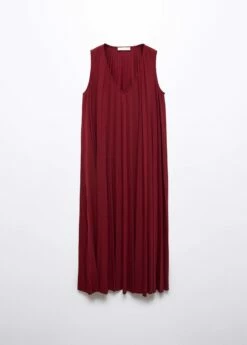 Robe Midi Plissée 22 Robe Midi Plissée -Promos Mango Boutique 57094007 78 B