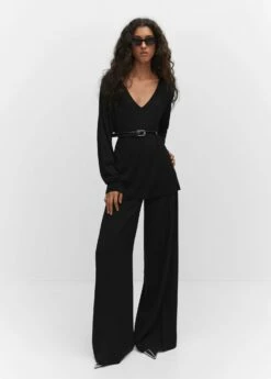 Pull-over Col V Ouvertures -Promos Mango Boutique 57094404 99 99999999 01