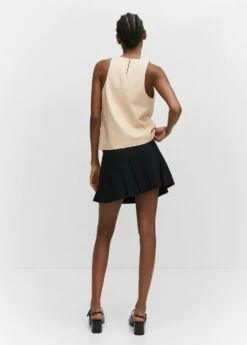 Top Similicuir -Promos Mango Boutique 57094405 05 R