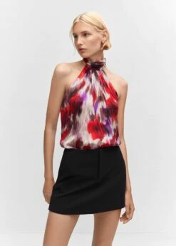 Blouse Texturée Emmanchures Américaines