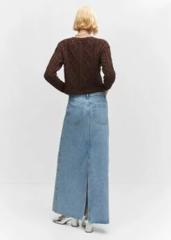 Cardigan Maille Torsadée -Promos Mango Boutique 57094435 30 R