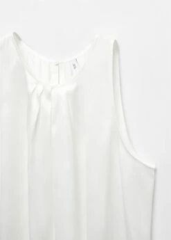 Top Satiné Détail Pinces -Promos Mango Boutique 57095137 05 D8