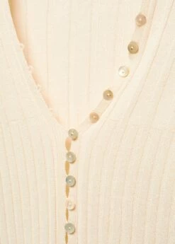 Cardigan Côtelé Boutons -Promos Mango Boutique 57095807 05 D8