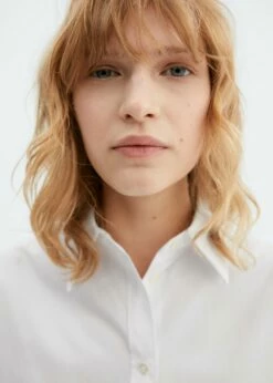 Chemise Longue Coton -Promos Mango Boutique 57095808 01 D1