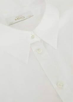 Chemise Longue Coton -Promos Mango Boutique 57095808 01 D8