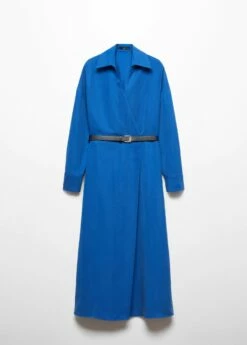 Robe Chemisier Ceinture -Promos Mango Boutique 57095811 52 B