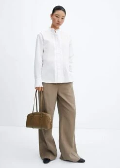 Chemise Bords Froncés 30 Chemise Bords Froncés -Promos Mango Boutique 57095975 01 99999999 01