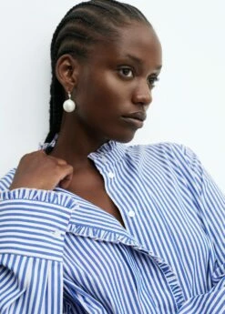 Chemise Bords Froncés 25 Chemise Bords Froncés -Promos Mango Boutique 57095975 52 D4