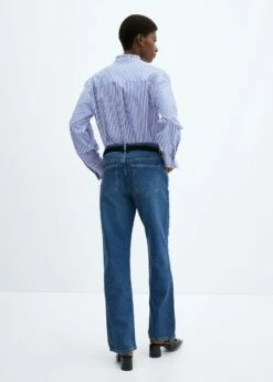 Chemise Bords Froncés 21 Chemise Bords Froncés -Promos Mango Boutique 57095975 52 R