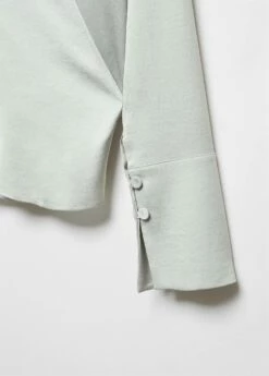 Blouse Cache-cœur Nœud -Promos Mango Boutique 57095977 PL D8