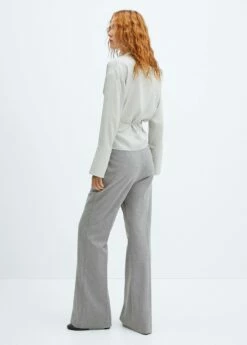 Blouse Cache-cœur Nœud -Promos Mango Boutique 57095977 PL R