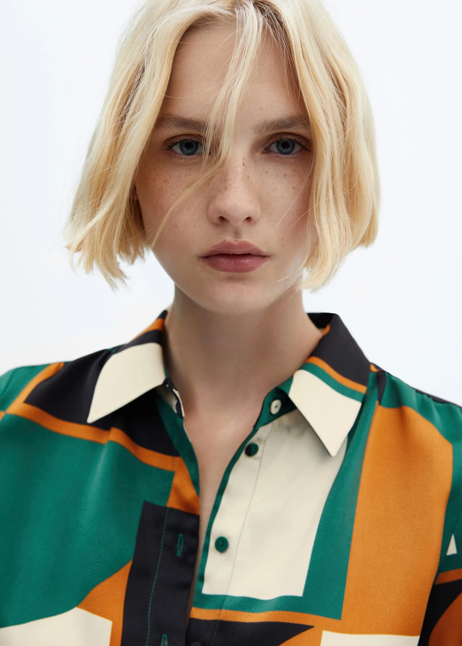 Robe Chemise Géométrique 6 Robe Chemise Géométrique – Image 4