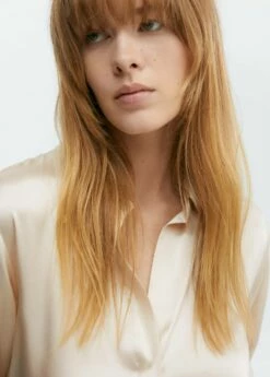 Chemise Soie Satinée -Promos Mango Boutique 57095985 02