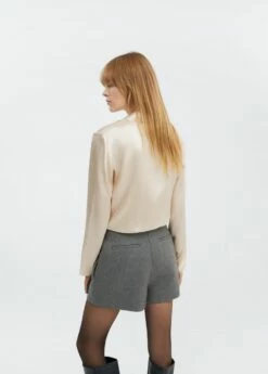 Chemise Soie Satinée -Promos Mango Boutique 57095985 02 R