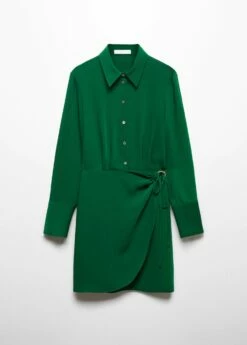 Robe Chemisier Courte -Promos Mango Boutique 57096308 43 B