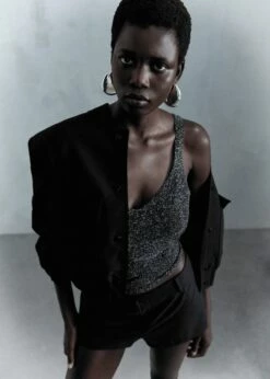 Top Maille Lurex 26 Top Maille Lurex -Promos Mango Boutique 57097724 99 D6