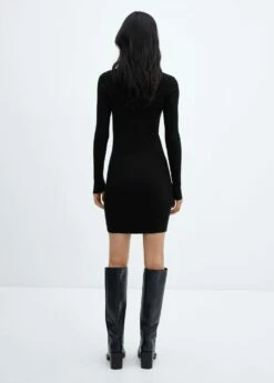 Robe Ajustée Col Montant -Promos Mango Boutique 57097730 99 R