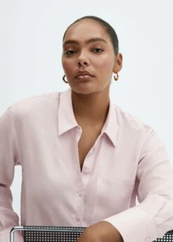 Chemise Fluide Poche -Promos Mango Boutique 57097733 82 D4